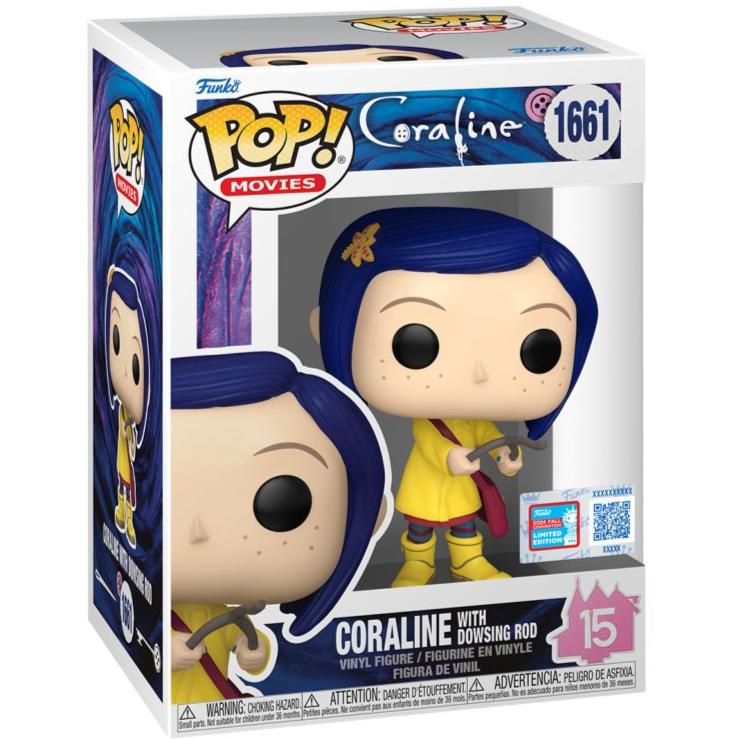 Coraline with Dowsing Rod - #1661 - NYCC 2024 Exclusive - Movies - Funko Pop!