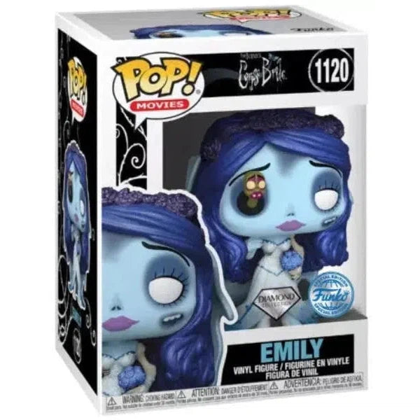 Corpse Bride - Emily (with Worm) - Diamond Special Edition - #1120 - Movies - Funko Pop!