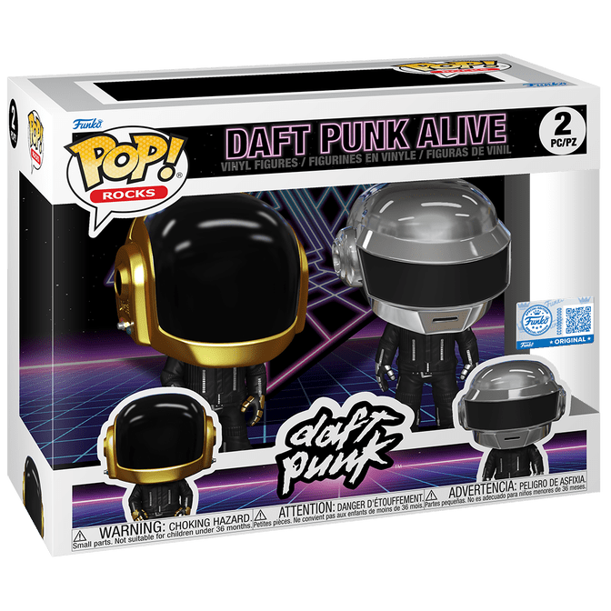 Daft Punk - Alive - 2 Pack - Special Edition - Rocks - Funko Pop!