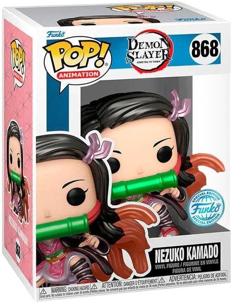 Demon Slayer - Nezuko Kamado - #868 - Metallic Special Edition - Anime - Funko Pop!