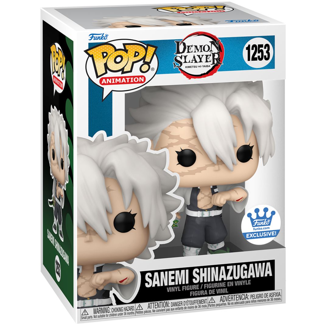 Demon Slayer - Sanemi Shinazugawa - #1253 - Funko Shop Exclusive - Anime - Funko Pop!