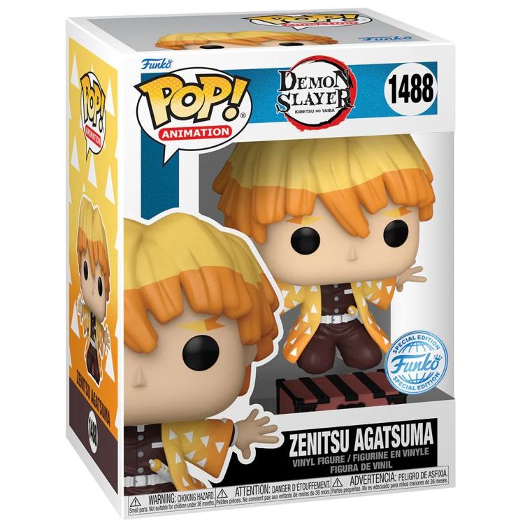 Demon Slayer - Zenitsu Agatsuma Kneeling - #1488 - Special Edition - Anime - Funko Pop!