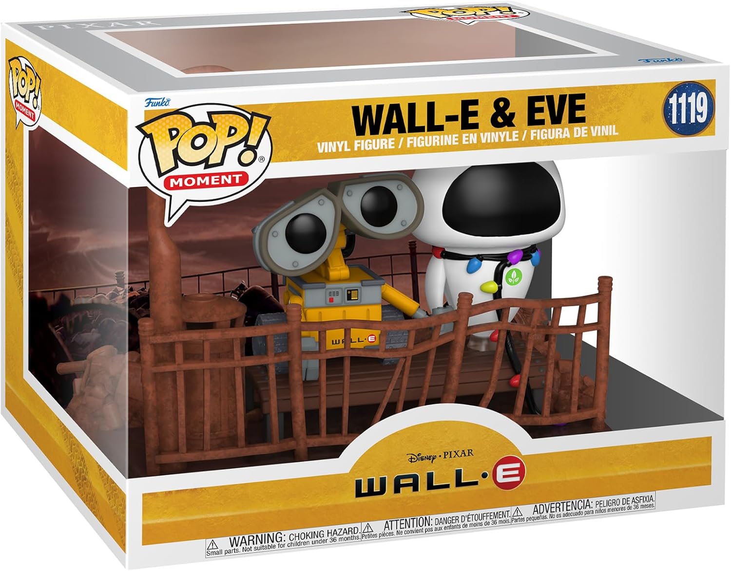 Disney - Wall - E & Eve - 1119 - Moment - Funko Pop!