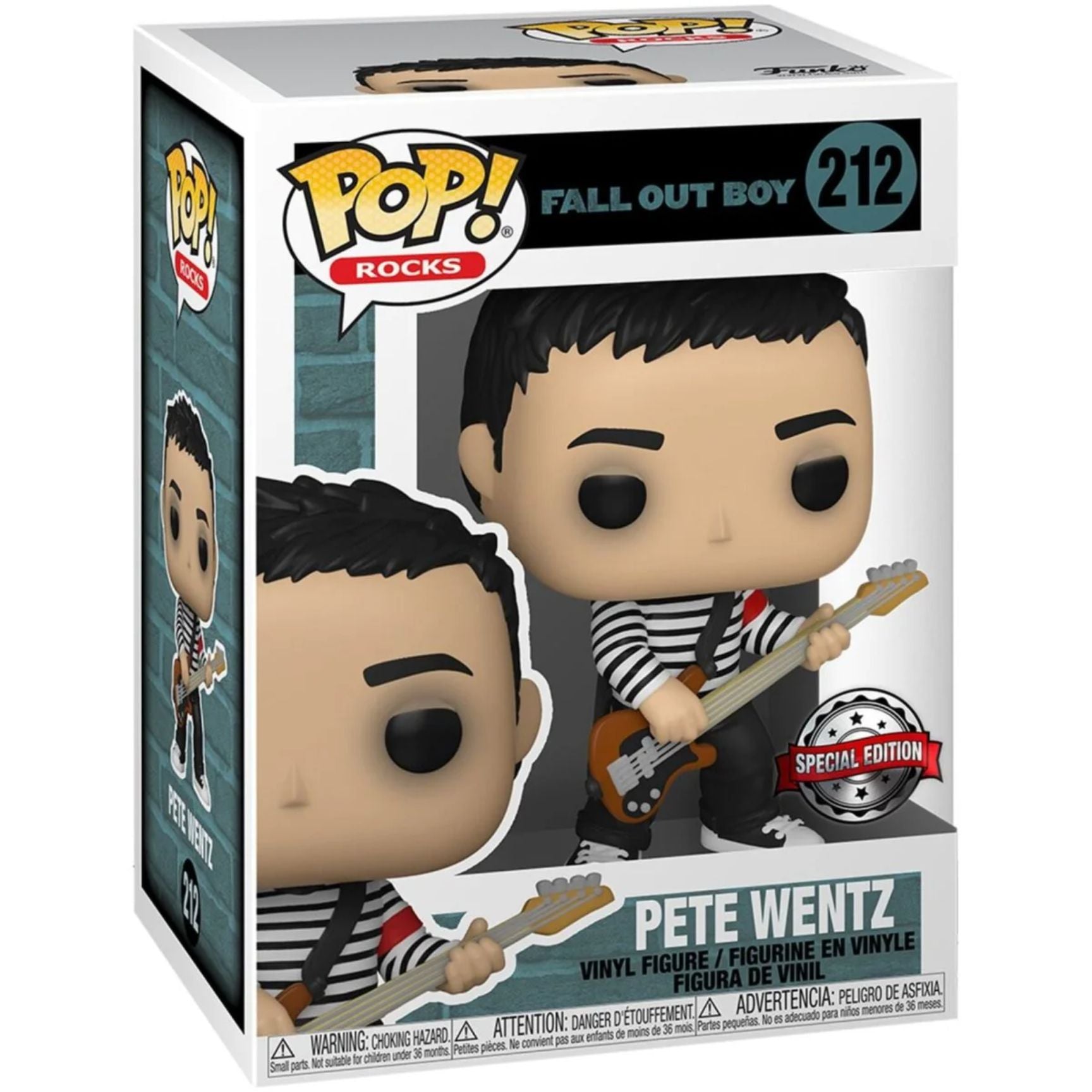 Fall Out Boy - Pete Wentz - #212 - Special Edition - Rocks - Funko Pop!