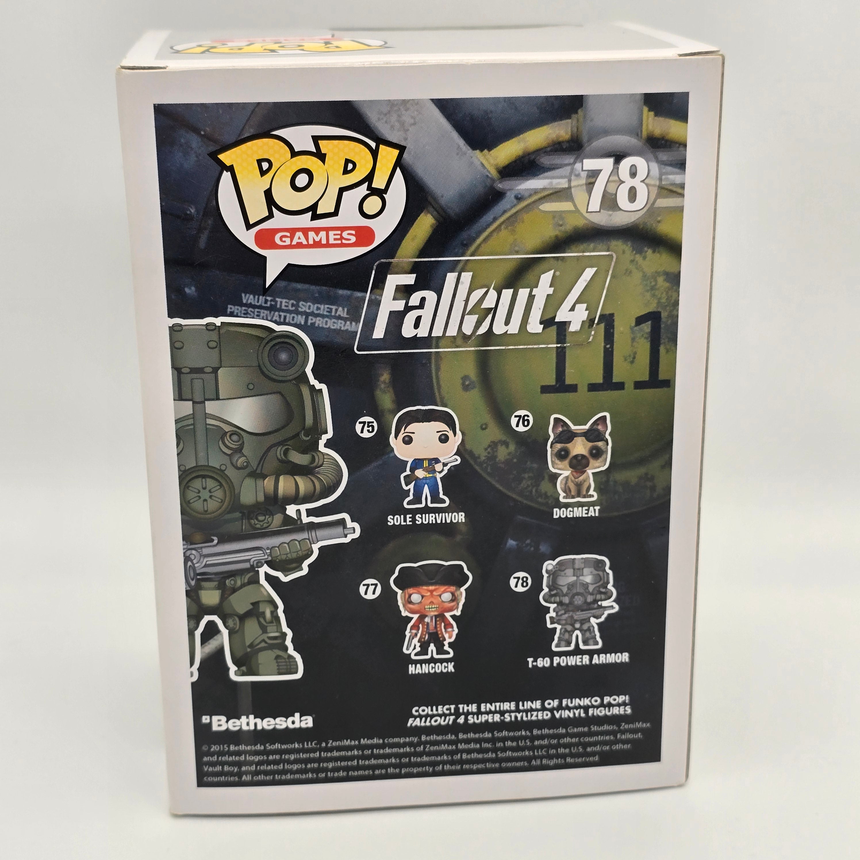 Fallout 4 - T-60 Power Armor - #78- Underground Toys Exclusive - Games - Funko Pop!