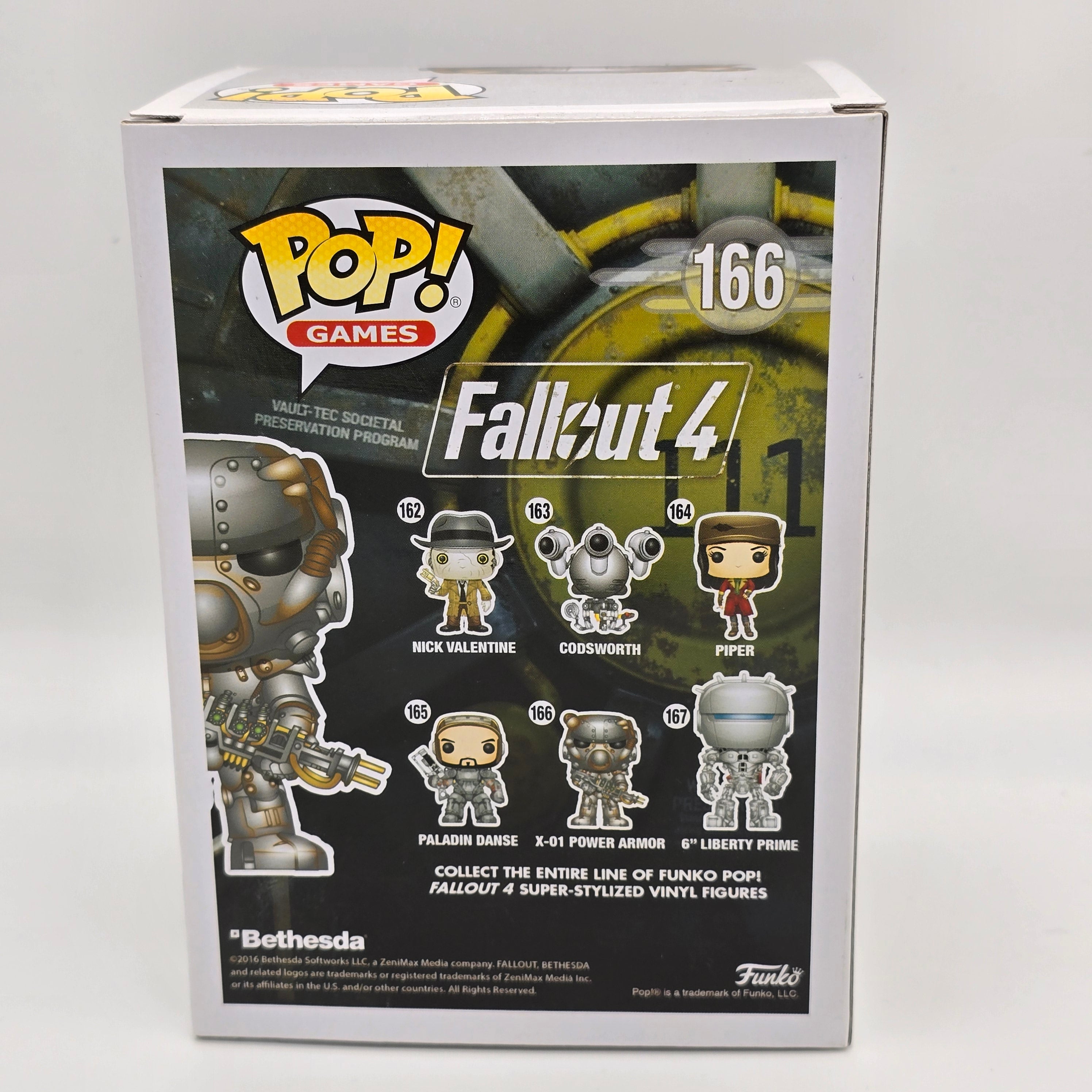 Fallout 4 - X-01 Power Armor - #166 - Games - Sun Faded - Funko Pop!