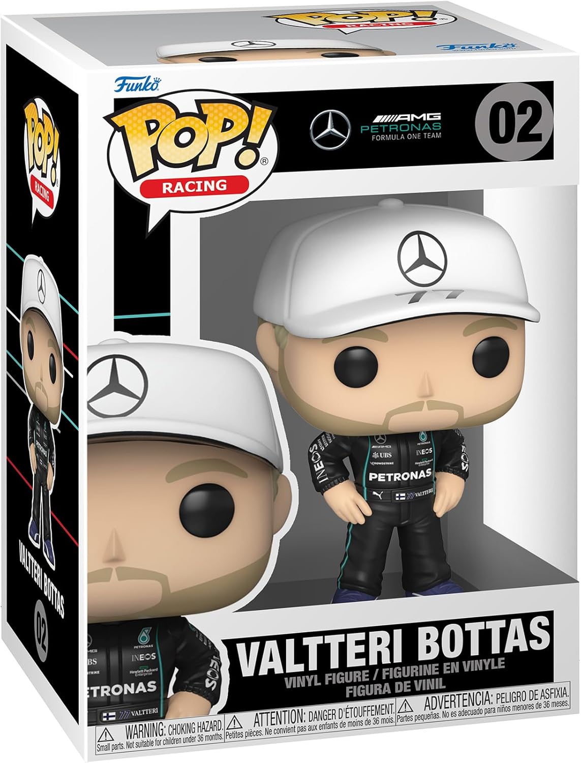 Formula 1 - Valtteri Bottas - #02 - Mercedes - Benz - Racing - Funko Pop!