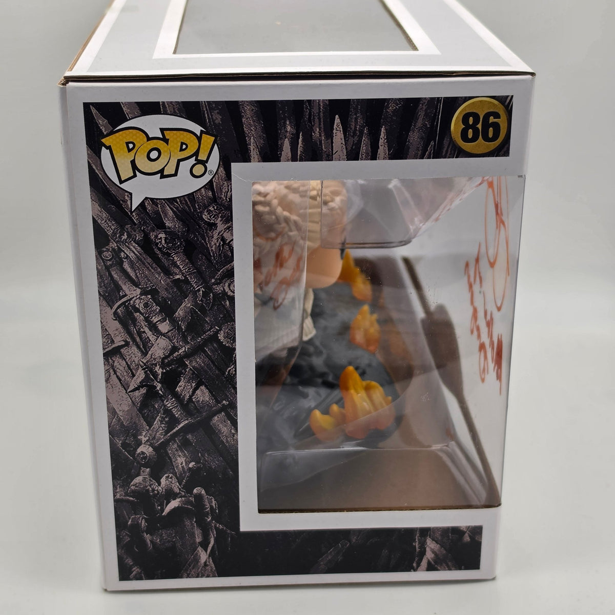 Game Of Thrones - Daenerys & Jorah - Dual Signed Emilia Clarke & Iain Glen - SWAU Authentication - Funko Pop!