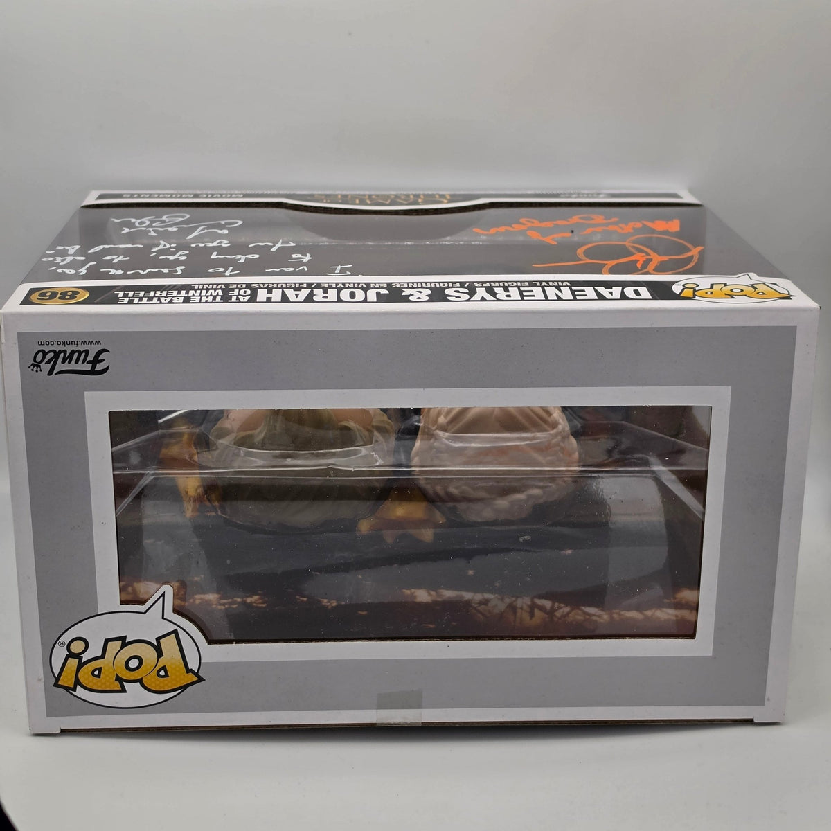 Game Of Thrones - Daenerys & Jorah - Dual Signed Emilia Clarke & Iain Glen - SWAU Authentication - Funko Pop!