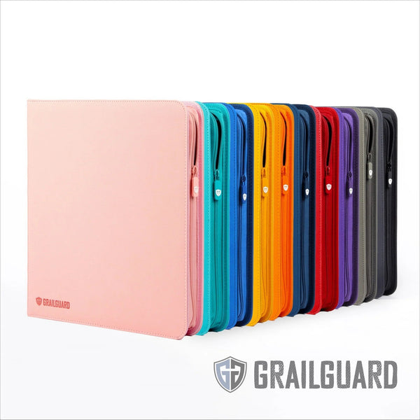 Grail Guard 12-Pocket Premium ZIP Trading Card Binder - 480 Card Capacity Grail Guard 12-Pocket Premium ZIP Trading Card Binder - 480 Card Capacity