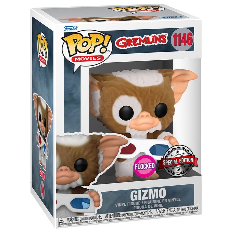 Gremlins - Gizmo - #1146 - with 3D Glasses - Flocked Special Edition - Movies - Funko Pop!