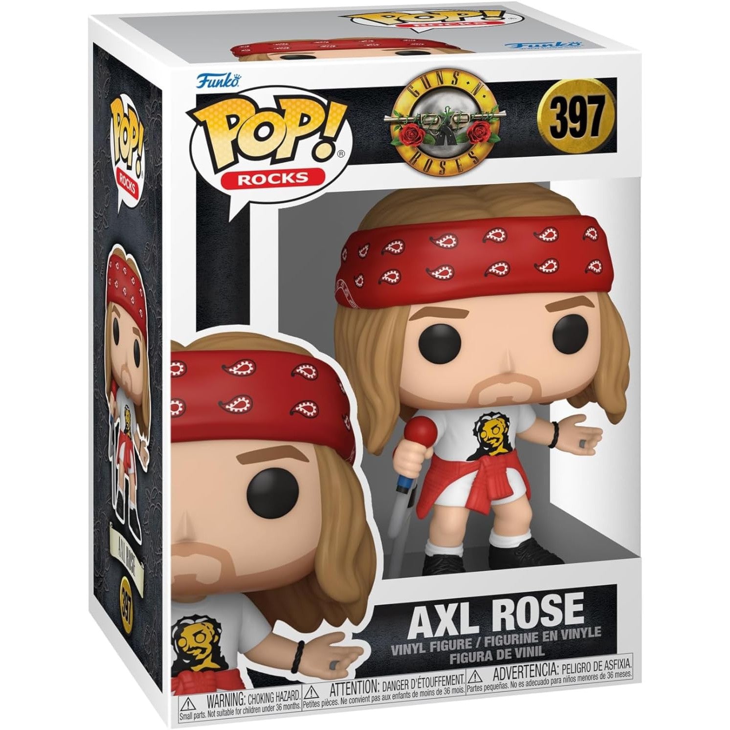 Guns n Roses - Axel Rose (1980s) - #397 - Rocks - Funko Pop!