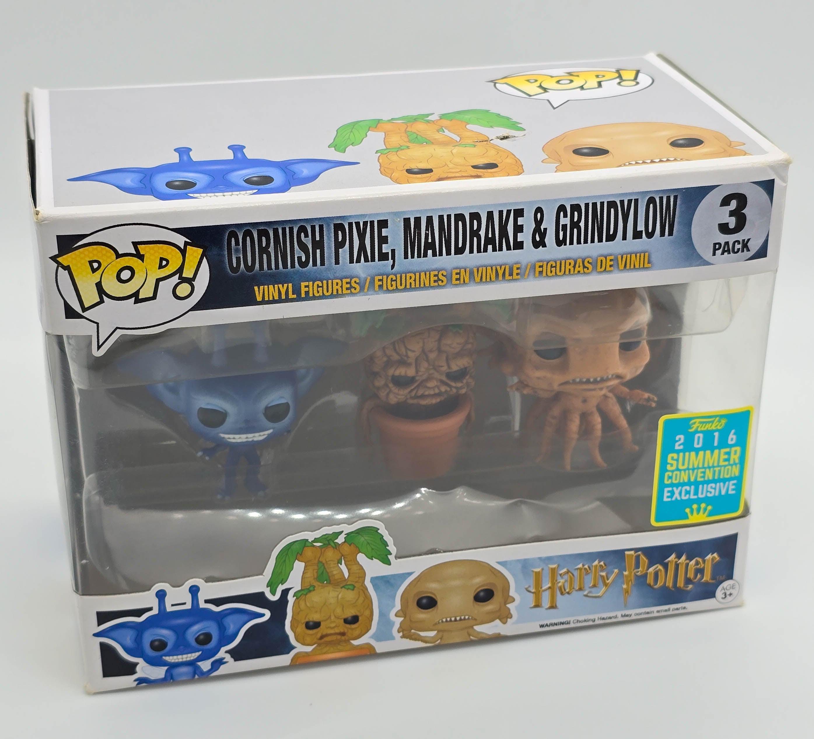 Harry Potter - Cornish Pixie Mandrake Grindylow - 2016 Convention Exclusive - Movies - Funko Pop!