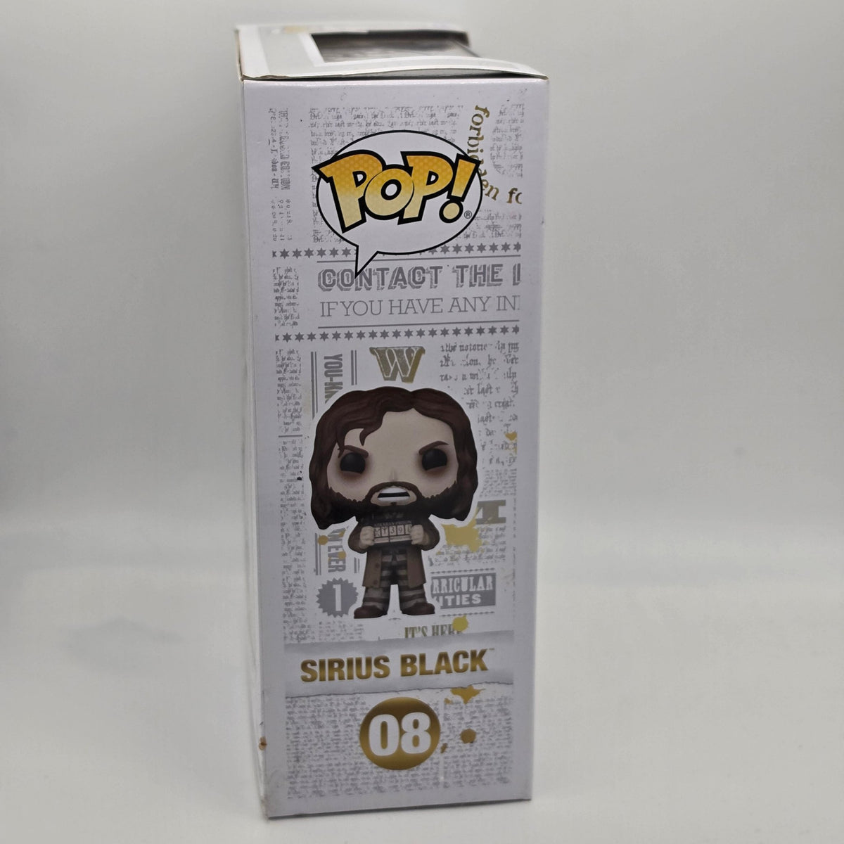 Harry Potter - Sirius Black - #08 - Gary Oldman Signed - SWAU Authenticated - Funko Pop!