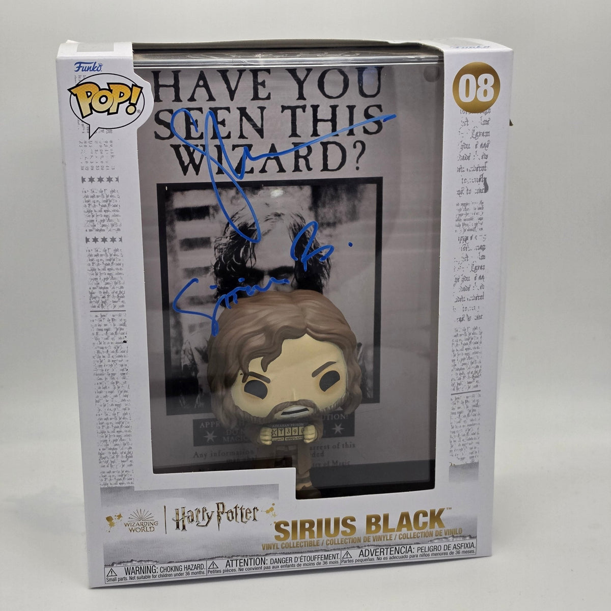 Harry Potter - Sirius Black - #08 - Gary Oldman Signed - SWAU Authenticated - Funko Pop!