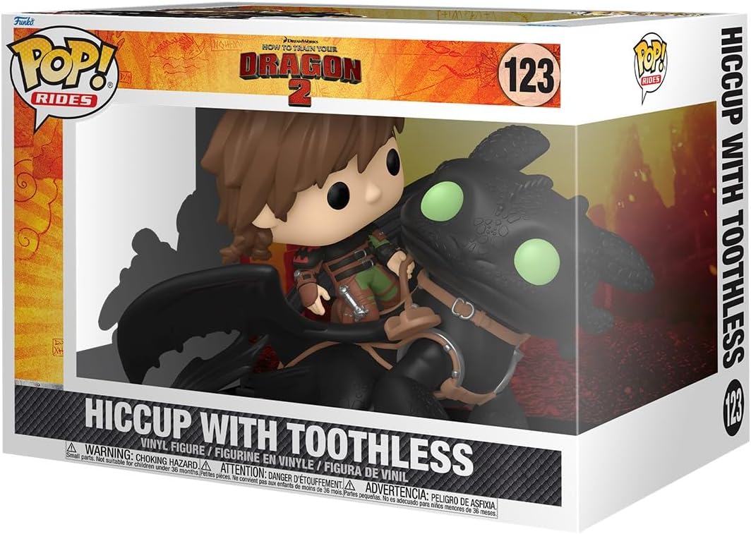 How To Train Your Dragon - Hiccup with Toothless - 123 - Movies - Rides Funko Pop!