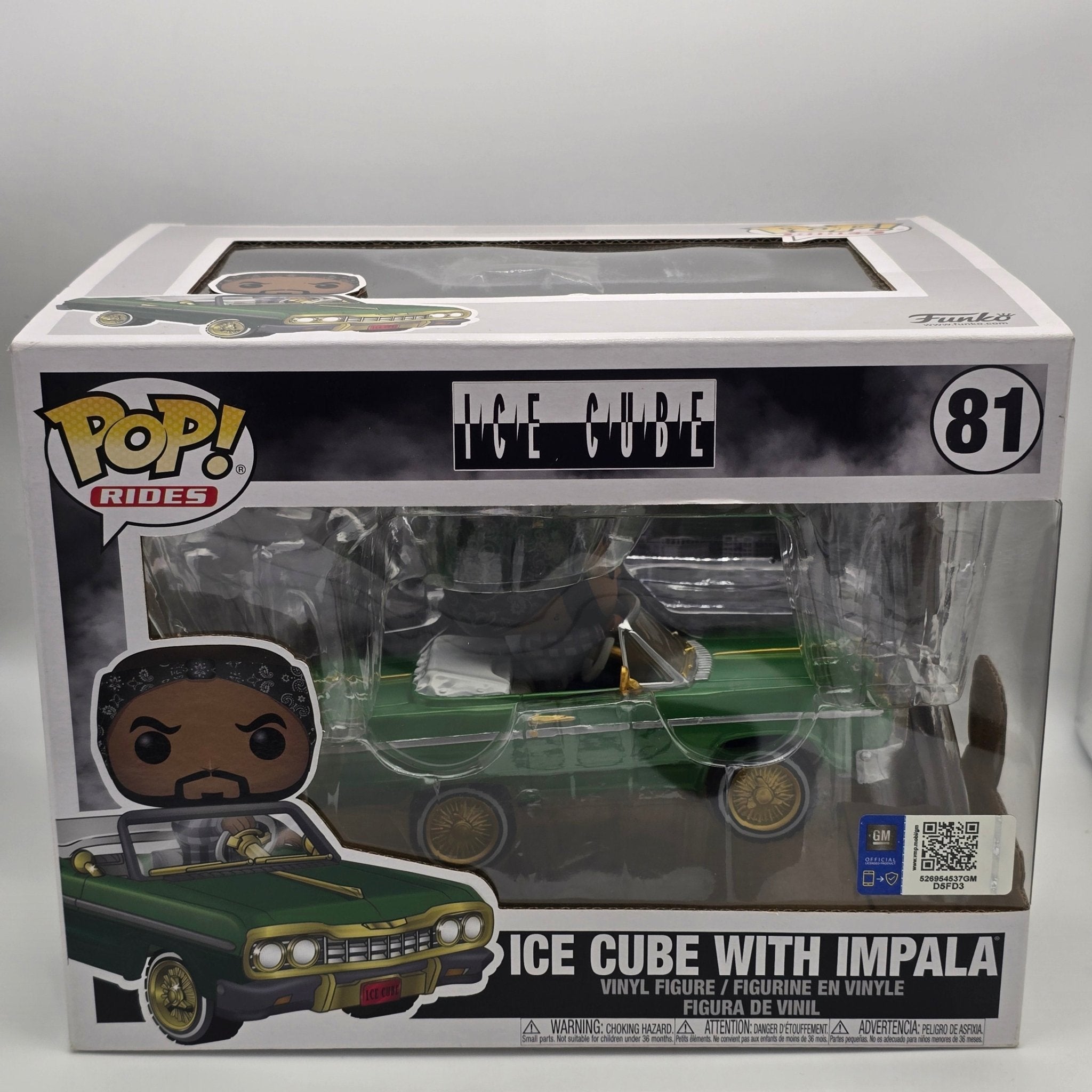 Ice Cube - With Impala - 81 - Rocks - Rides - Funko Pop!