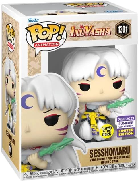 Inuyasha - Sesshomaru - #1301 - GITD Summer 2023 Convention Exclusive - Anime - Funko Pop!