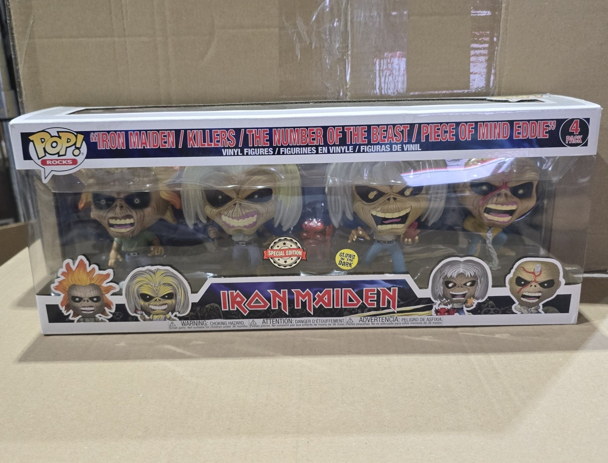 Iron Maiden - 4 Pack Eddie - Special Edition - Funko Pop!