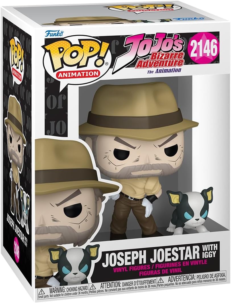 JoJo's Bizarre Adventure - Joseph Joestar & Iggy - 2146 - Anime - Funko Pop!