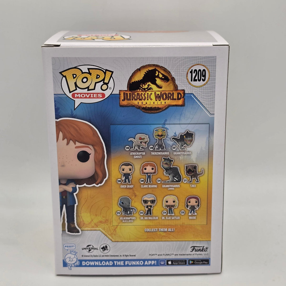 Jurassic Park - Claire - #1209 - Bryce Dallas Howard Signed - SWAU Authentication - Funko Pop!