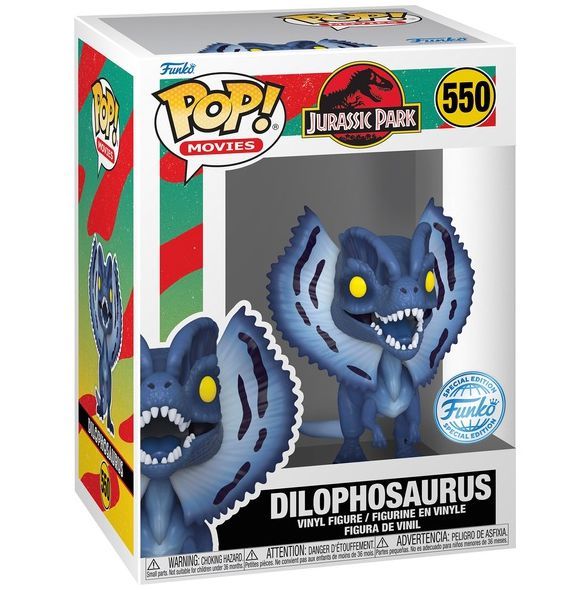 Jurassic Park - Dilophosaurus - #550 - Special Edition - Movies - Funko Pop!