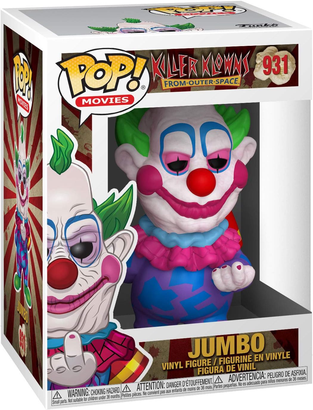 Killer Klowns From Outer Space - Jumbo - 931 - Movies - Funko Pop!