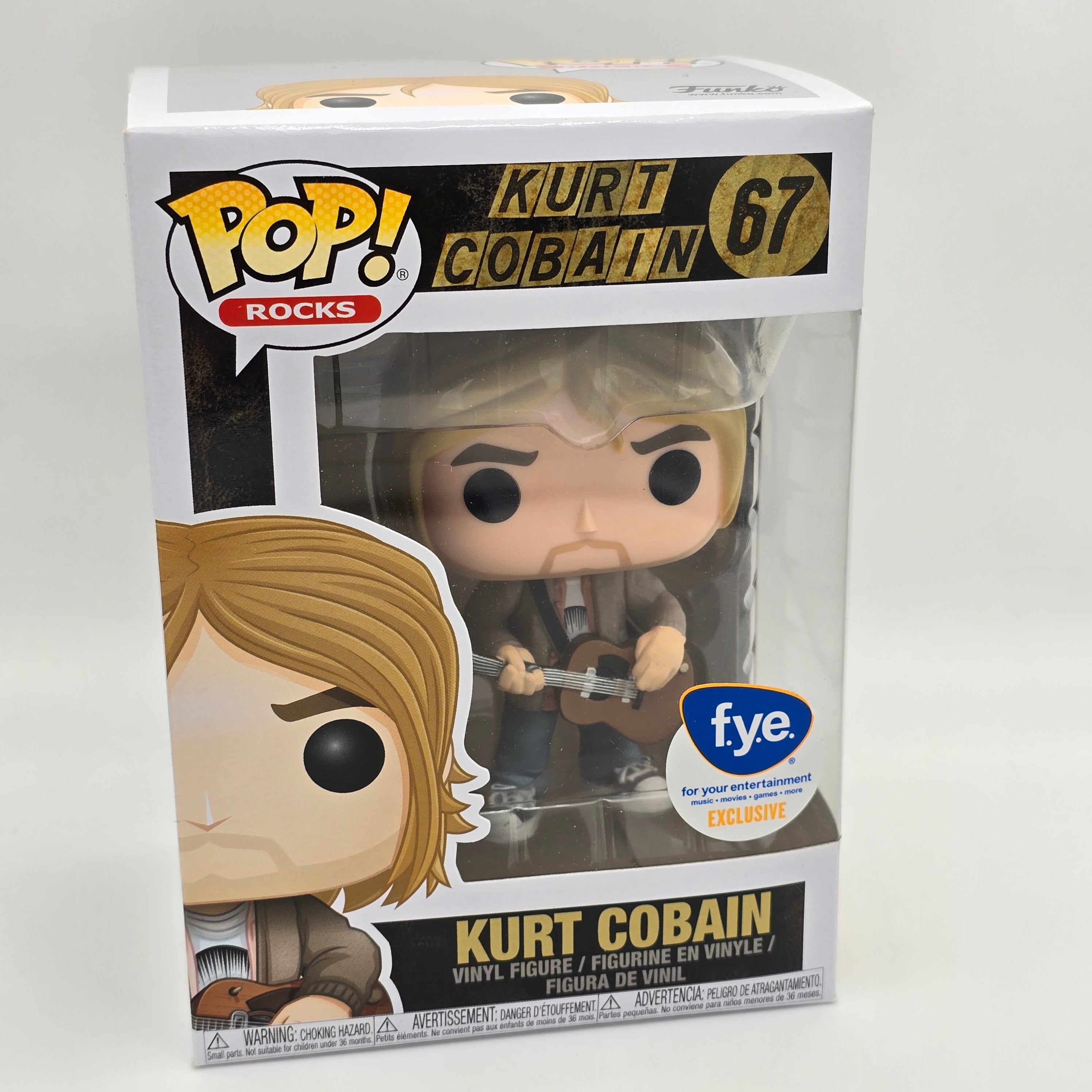 Kurt Cobain - #67 - F.Y.E. Exclusive - Rocks - Funko Pop!