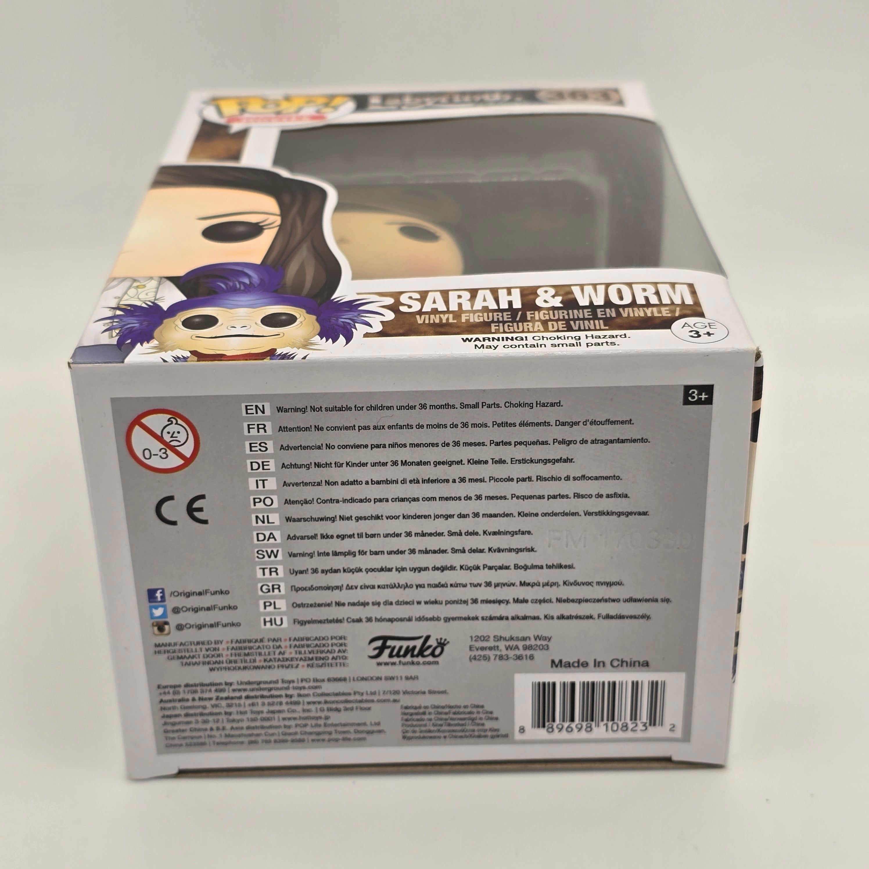 Labyrinth - Sarah & Worm - #363 - Movies - Funko Pop!