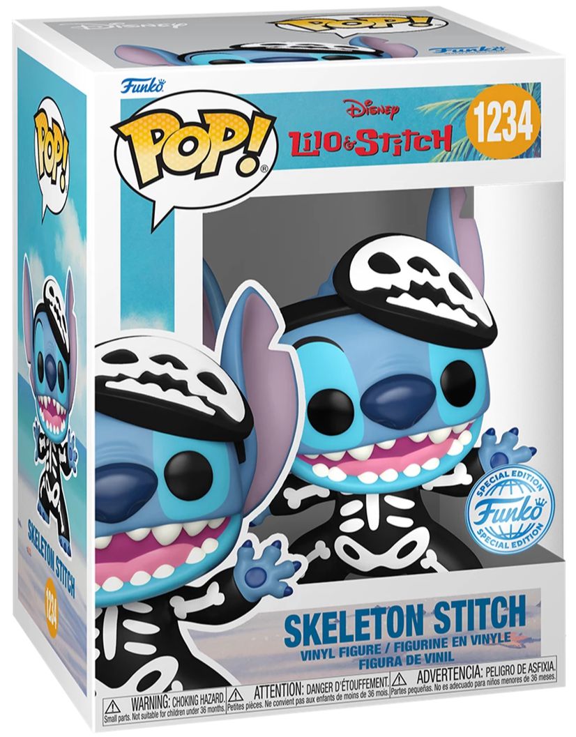 Lilo & Stitch - Skeleton Stitch - #1234 - Special Edition - Disney - Funko Pop!