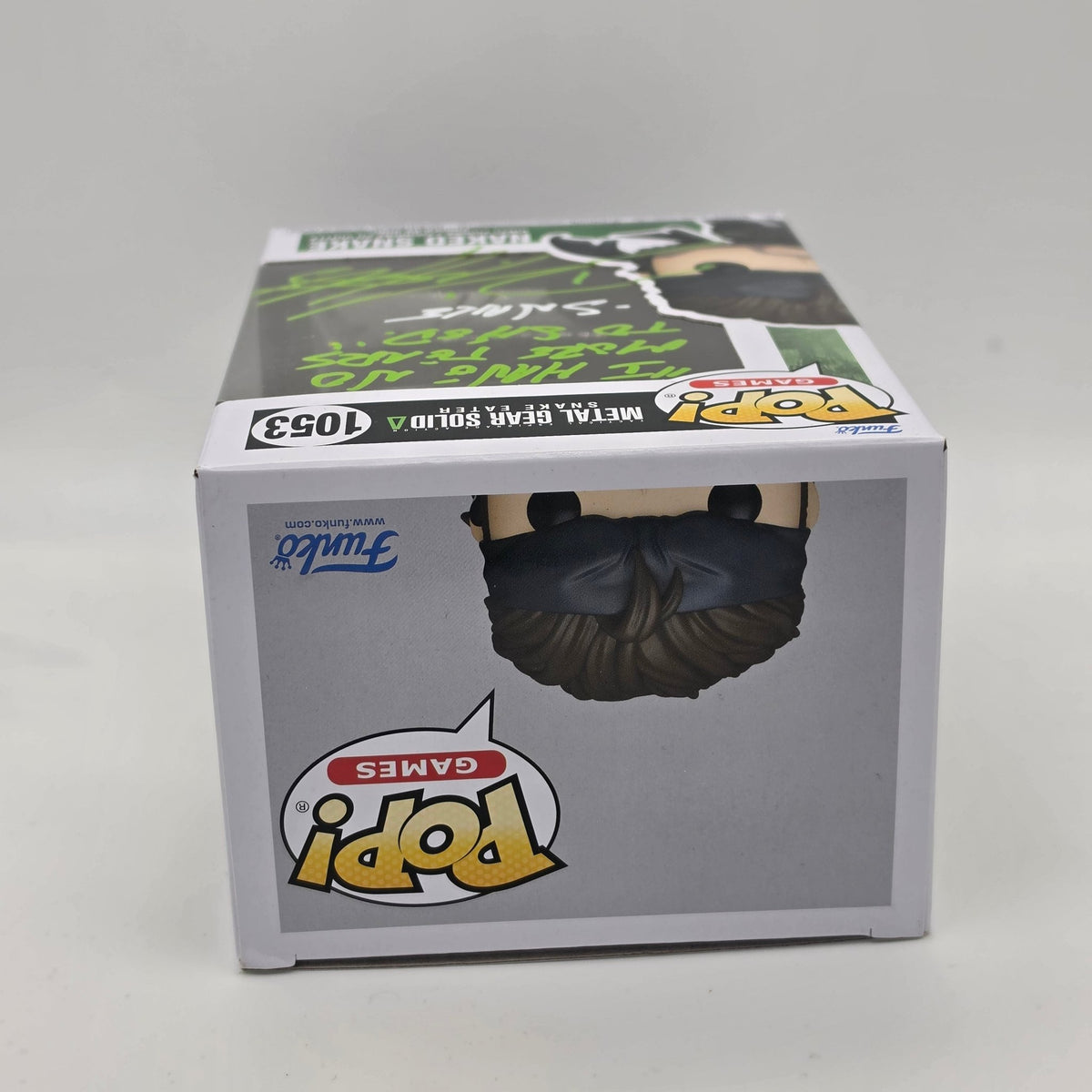 Metal Gear Solid - Naked Snake - #1053 - Signed David Hayter - SWAU Authentication - Funko Pop!
