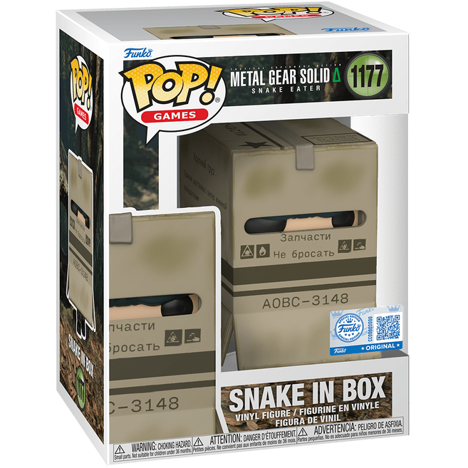 Metal Gear Solid - Snake in Box - 1177 - Special Edition - Games - Funko Pop!