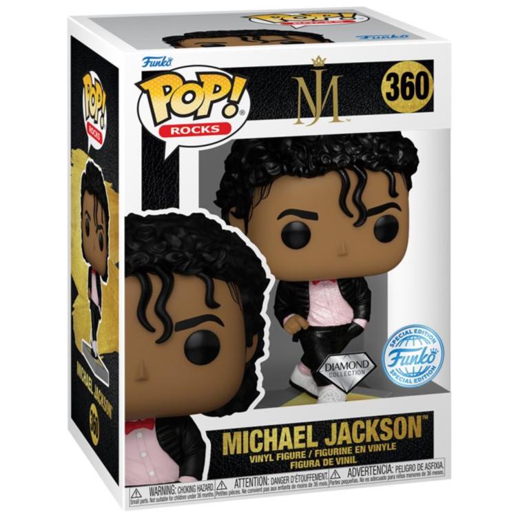 Michael Jackson - Billie Jean - #360 - Exclusive Diamond Glitter - Rocks - Funko Pop!