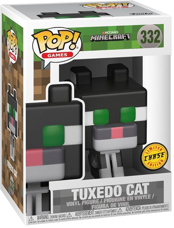 Minecraft - Tuxedo Cat - #332 - Chase - Games - Funko Pop!