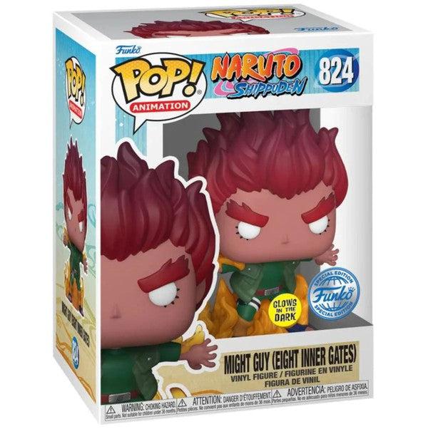 Naruto Shippuden - Might Guy - #824 - Eight Inner Gates - GITD Special Edition - Anime - Funko Pop!