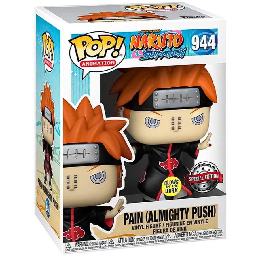 Naruto Shippuden - Pain - #944- Almighty Push - Special Edition - Anime - Funko Pop!