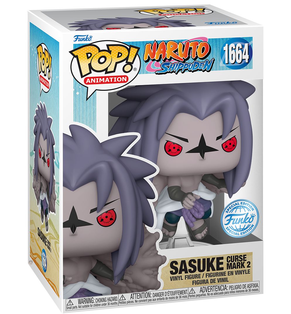 Naruto Shippuden - Sasuke Curse Mark 2 - #1664 - Special Edition - Anime - Funko Pop!