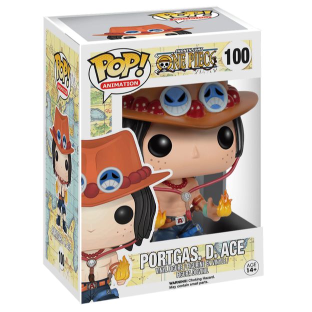 One Piece - Portgas. D. Ace - #100 - Anime - Funko Pop!