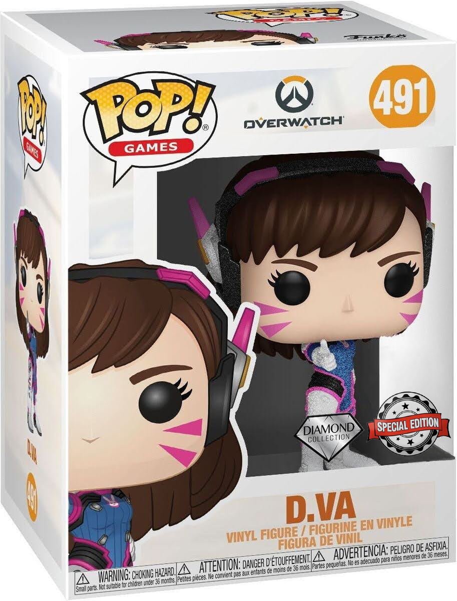 Overwatch - D.VA - #491 - Diamond Special Edition - Games - Funko Pop!