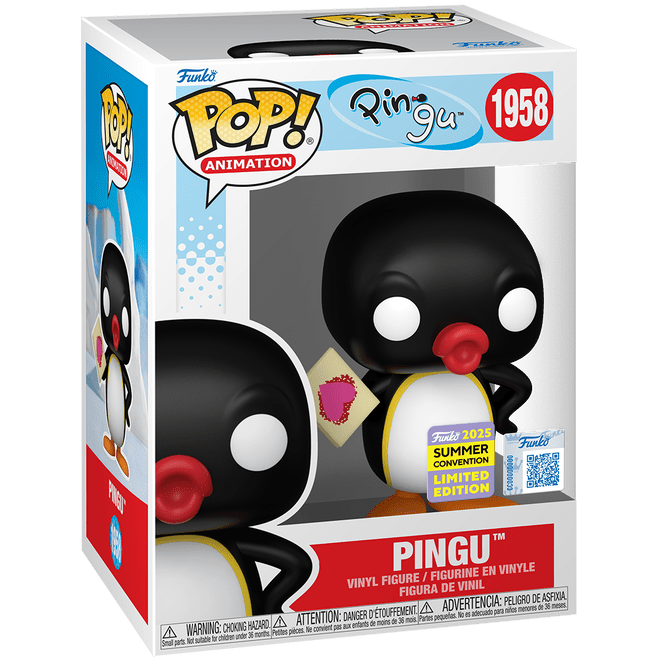 Pingu - with Card - 1958 - 2025 Convention Exclusive - Animation - Funko Pop!