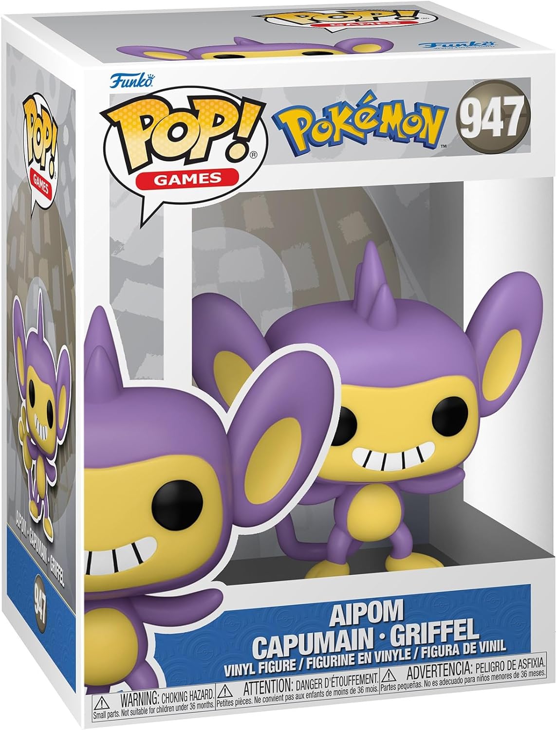 Pokemon - Aipom - #947 - Games - Funko Pop!