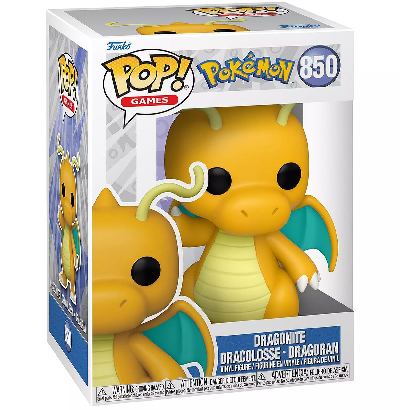 Pokemon - Dragonite - #850 - Games - Funko Pop!