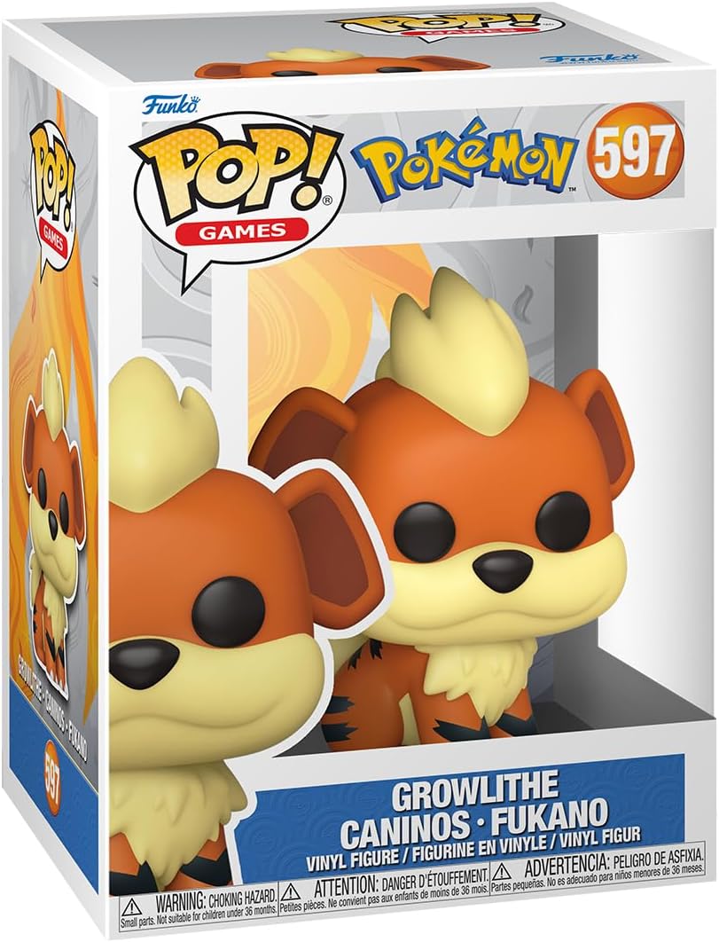 Pokemon - Growlith - #597 - Games - Funko Pop!