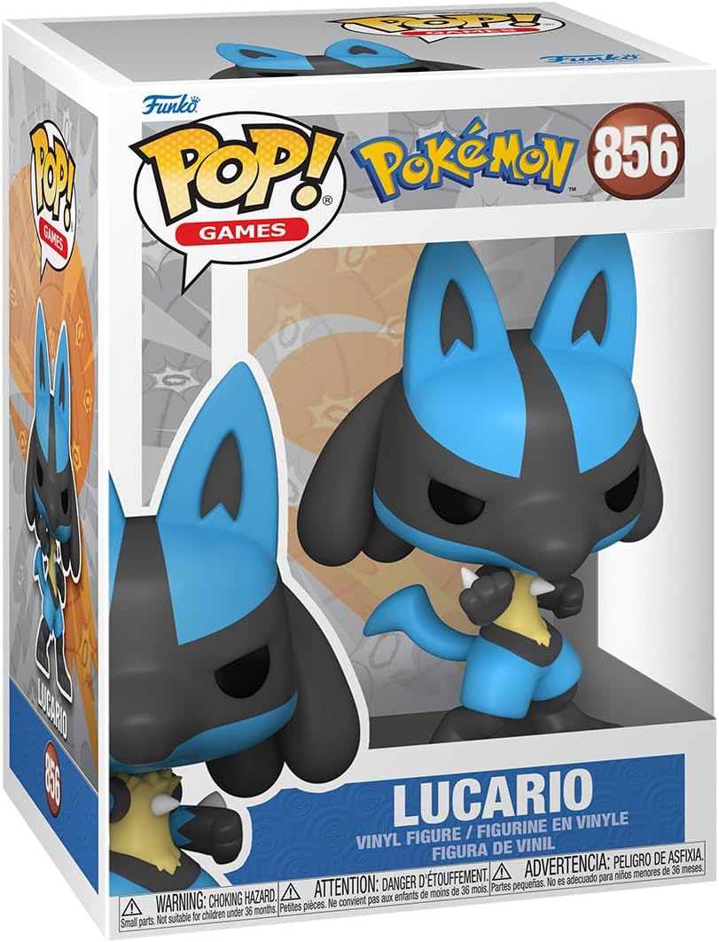 Pokemon - Lucario - #856 - Games - Funko Pop!