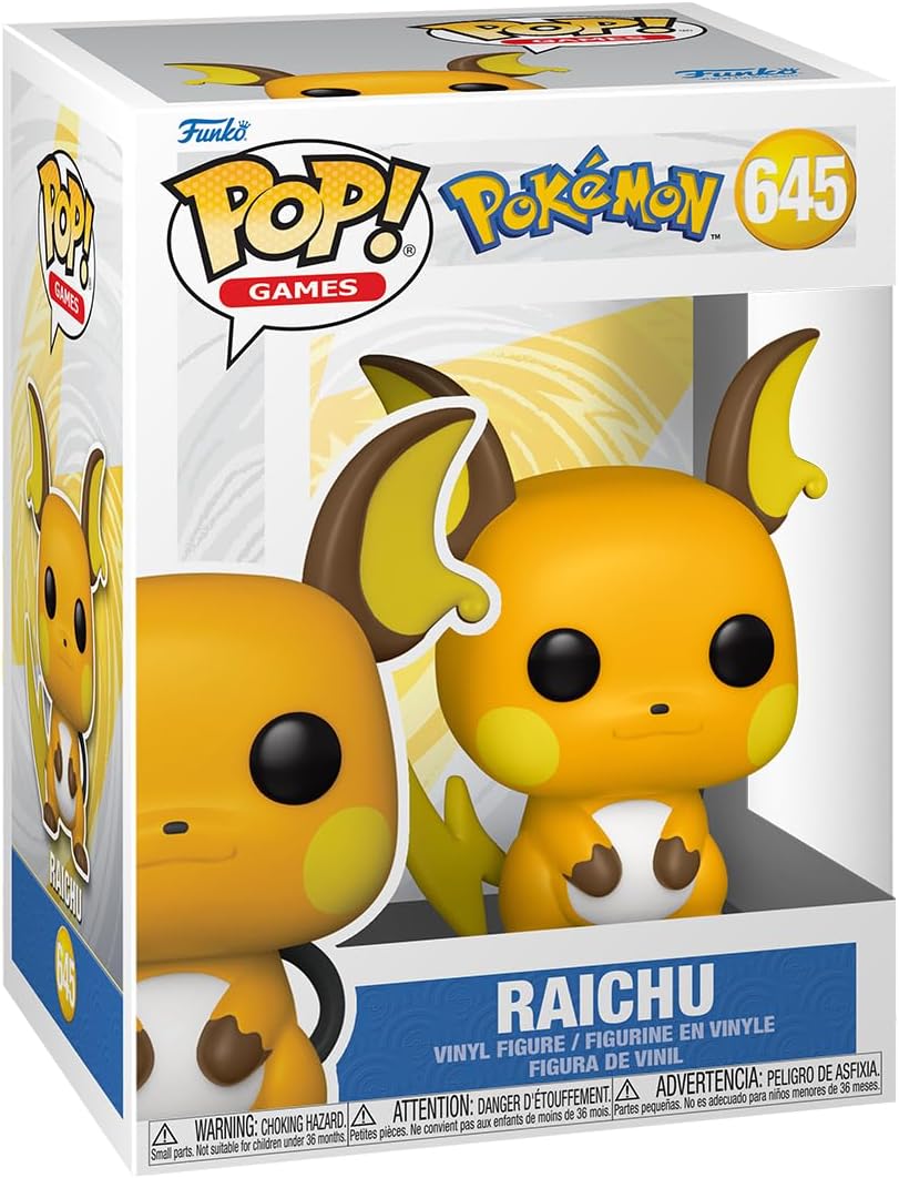 Pokemon - Raichu - #645 - Games - Funko Pop!