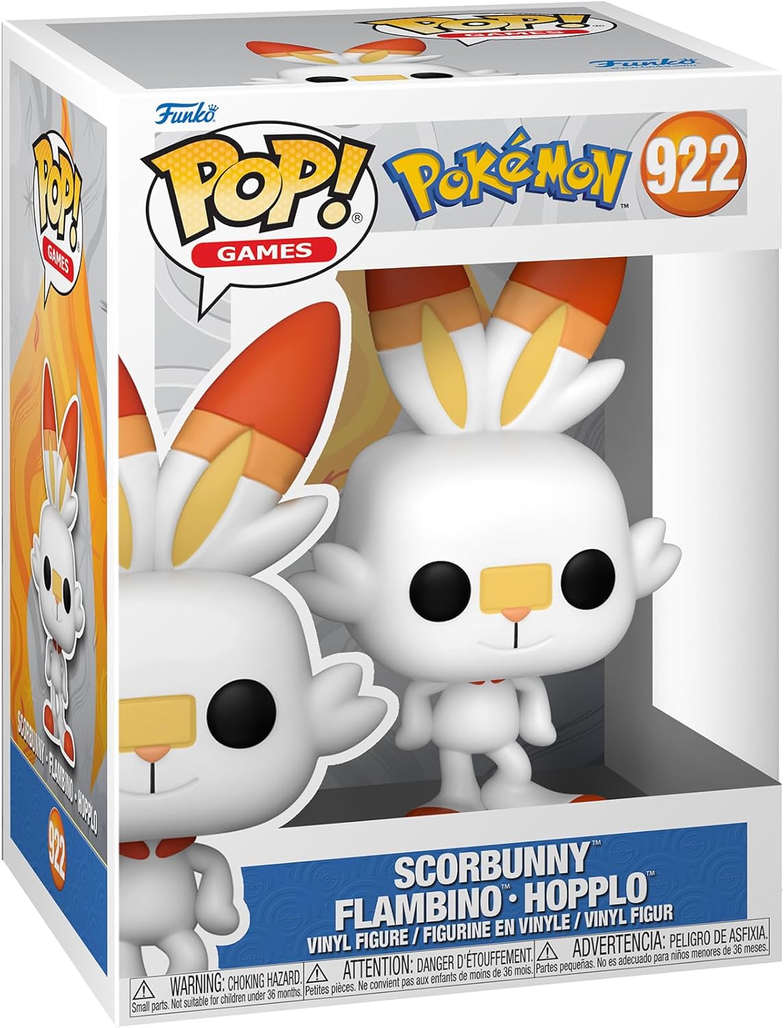 Pokemon - Scorbunny - #922 - Games - Funko Pop!