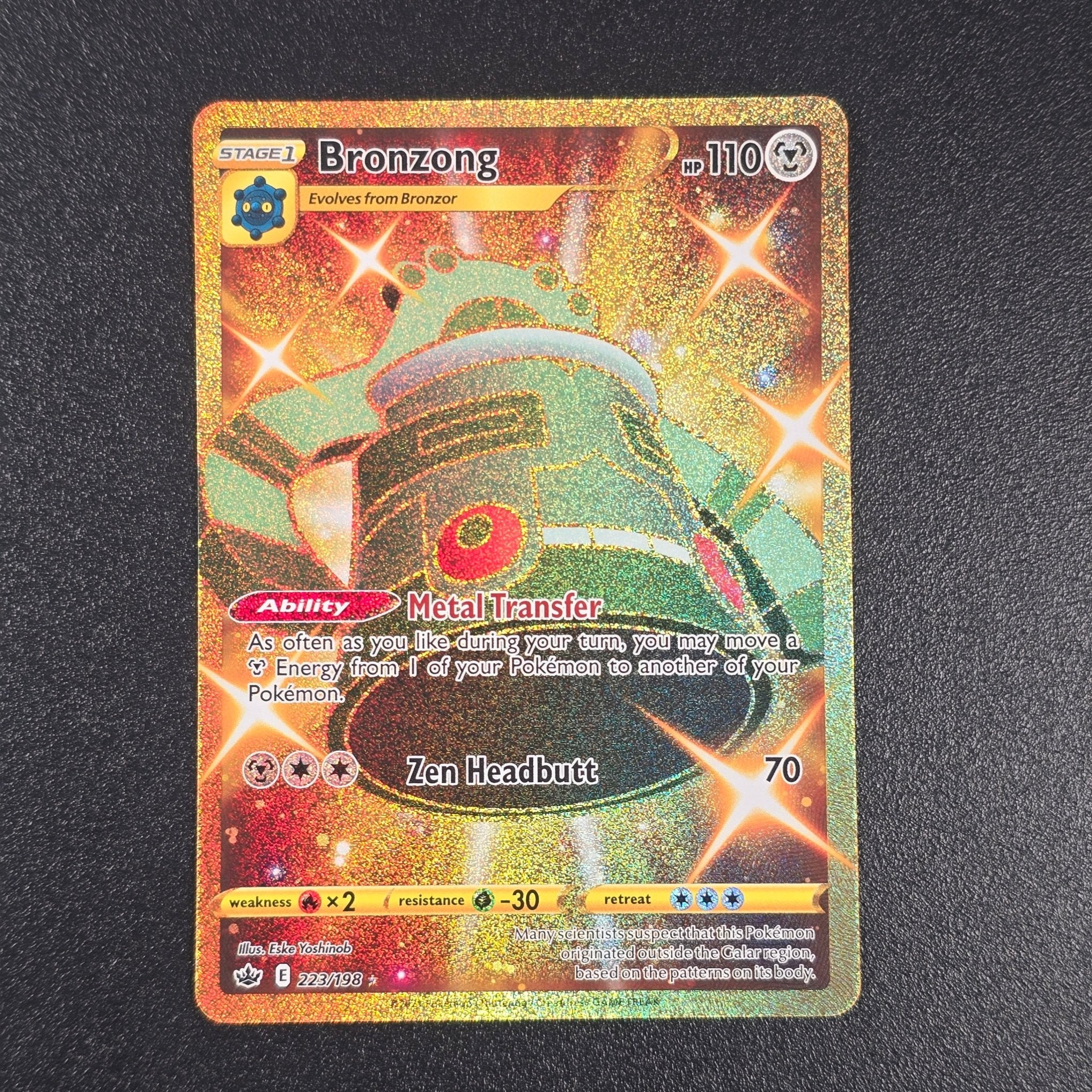 Pokémon TCG - Chilling Reign - Bronzong - 223/198 - Near Mint