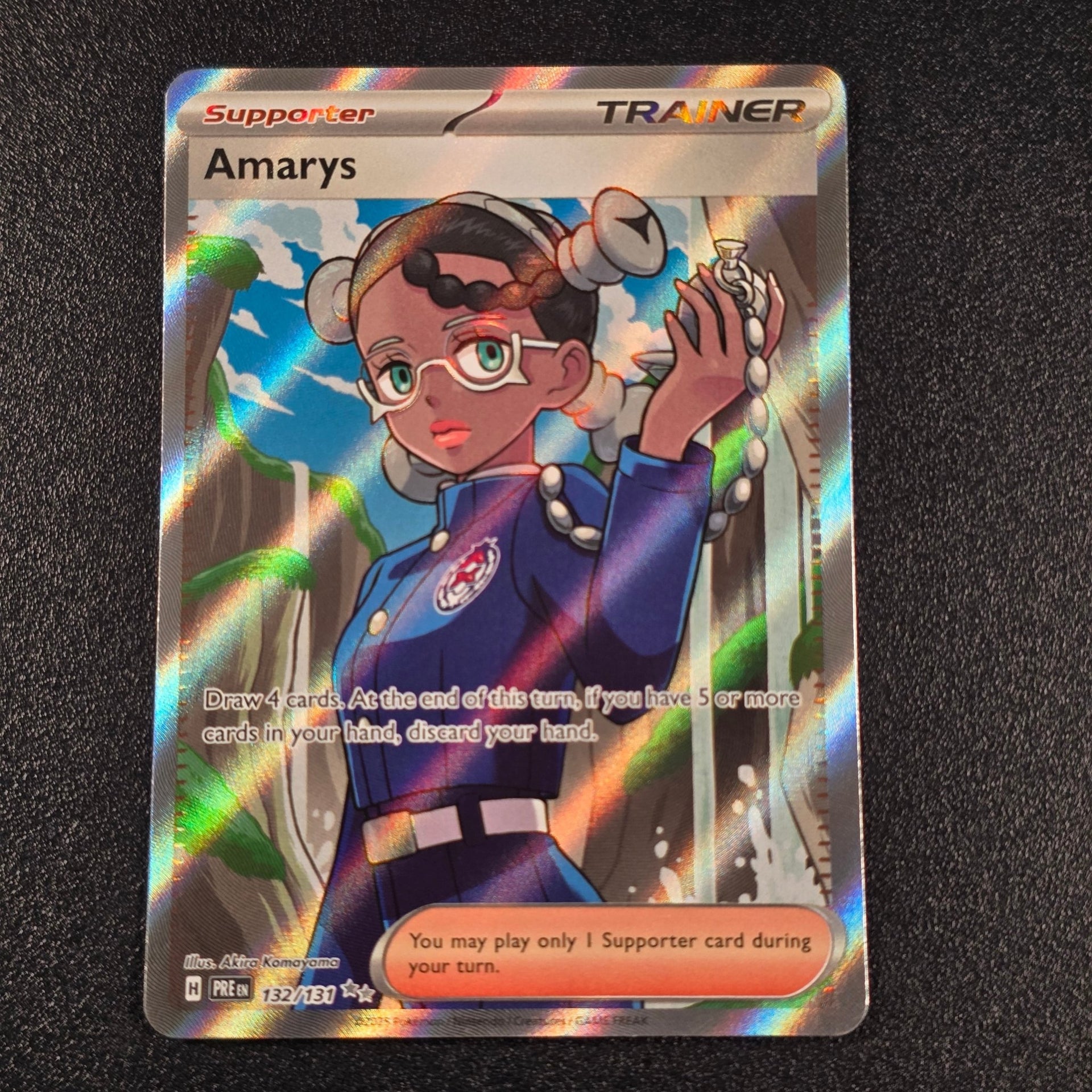 amarys pokemon card Pokémon TCG Prismatic Evolutions Amarys 132/131