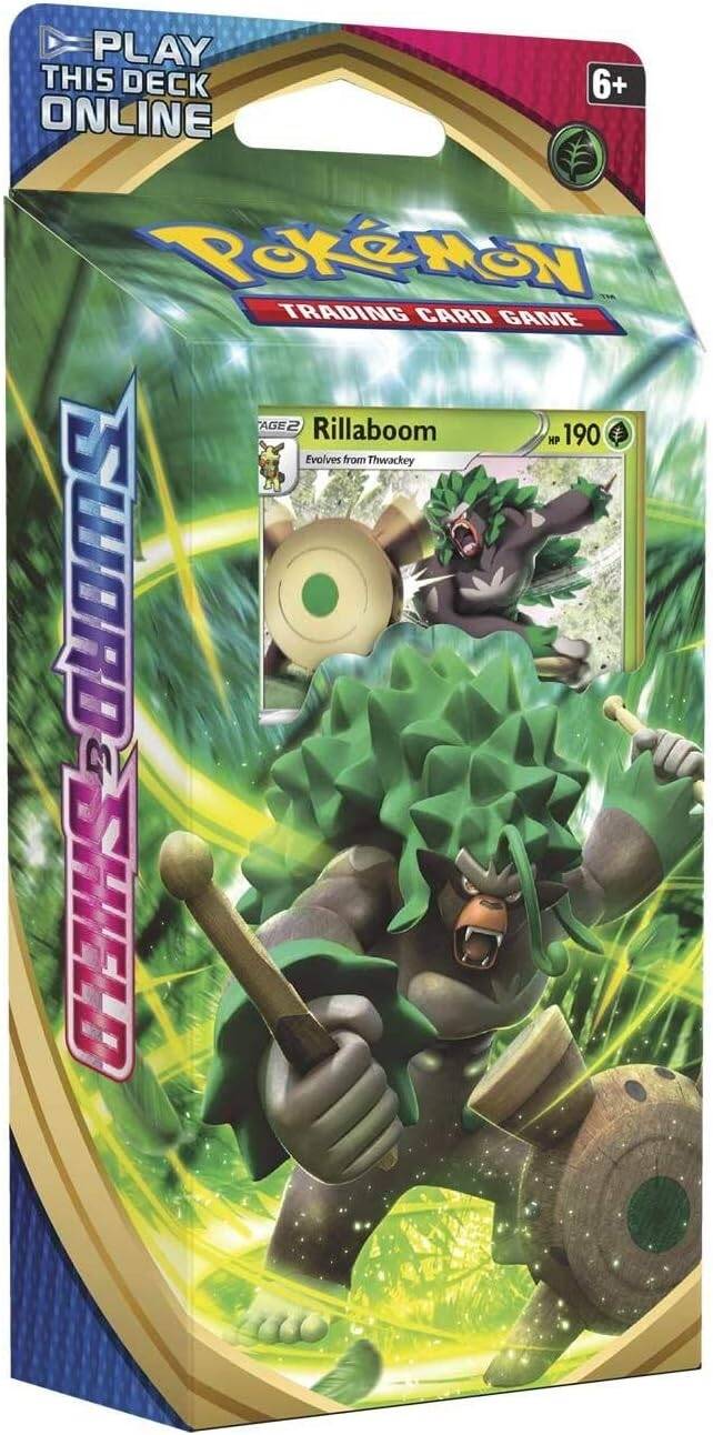 Pokemon TCG - Sword & Shield - Theme Deck Featuring Rillaboom