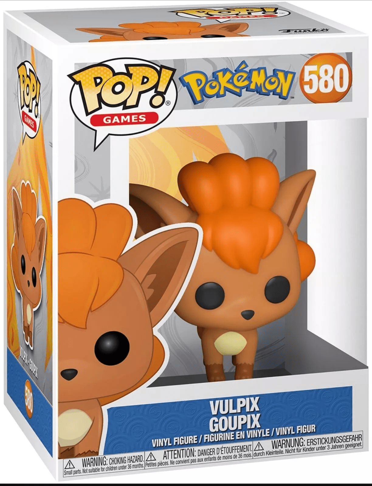 Pokemon - Vulpix - #580 - Games - Funko Pop!